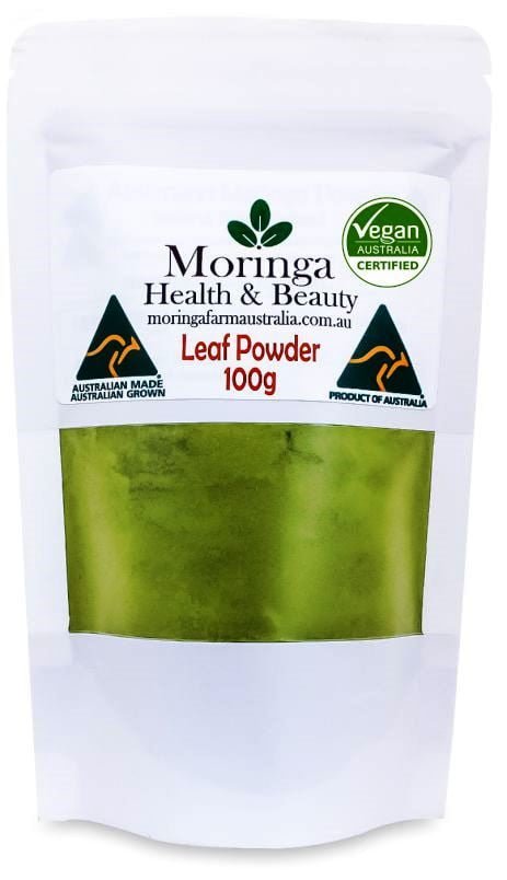 Australian Moringa Botanical Raw Material (Powdered Form) – 100g. Non-food agricultural product with traditional use