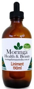 AUSTRALIAN Moringa LINIMENT 190ml - Anti-Inflammatory - arthritic joints muscular ailments
