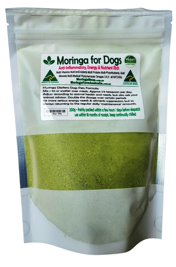 AUSTRALIAN Moringa DOGS & Animal Pets 200G - Anti-Inflammatory, Nutrients. ONLY DAYS OLD = MAXIMUM POTENCY