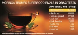 Australian Moringa Botanical Material (Infusion Bag Format) – 2g x 24 units, combined with CHARMOMILE plant material as part of the botanical composition Raw agricultural product with traditional use